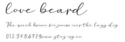 love beard.ttf