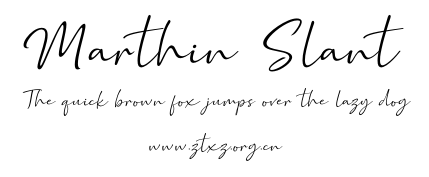 Marthin Slant.otf
