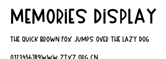 Memories Display.otf