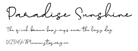 Paradise Sunshine.ttf