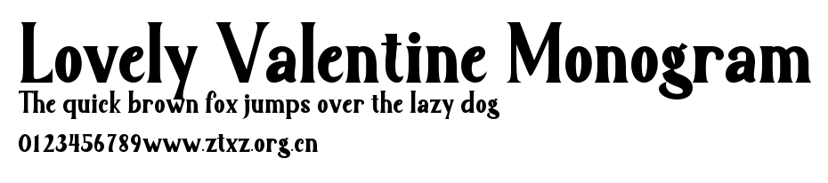 Lovely Valentine Monogram.otf
