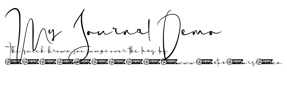 My Journal Demo.ttf