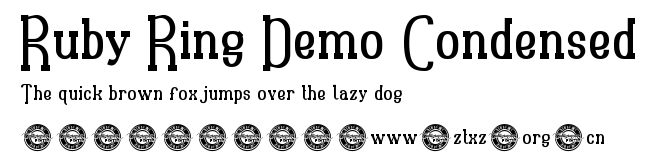 Ruby Ring Demo Condensed.ttf