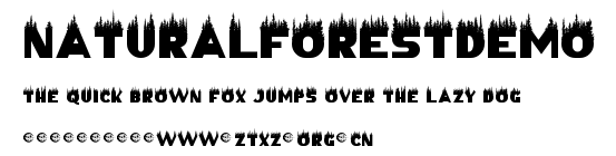 NaturalForestDemo.ttf