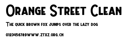Orange Street Clean.otf