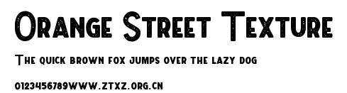 Orange Street Texture.ttf