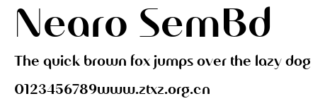 Nearo SemBd.ttf