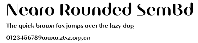 Nearo Rounded SemBd.ttf