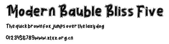 Modern Bauble Bliss Five.ttf