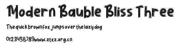 Modern Bauble Bliss Three.ttf