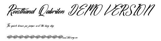 Roisthand Qabrilon DEMO VERSION.otf