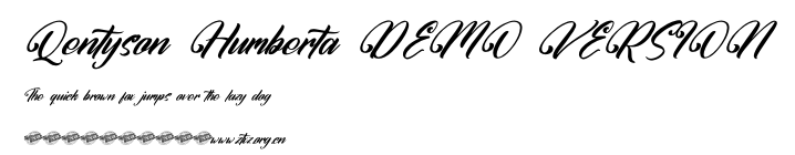 Qentyson Humberta DEMO VERSION.otf