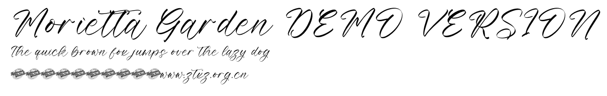 Morietta Garden DEMO VERSION.otf