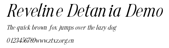 Reveline Detania Demo.otf