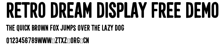 Retro Dream Display Free Demo.ttf