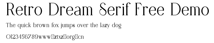 Retro Dream Serif Free Demo.ttf