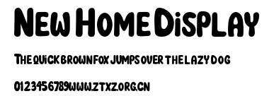 New Home Display.otf