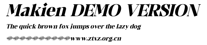Makien DEMO VERSION.ttf