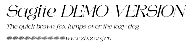Sagite DEMO VERSION.otf