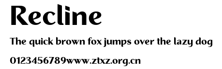 Recline.ttf