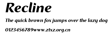 Recline.ttf