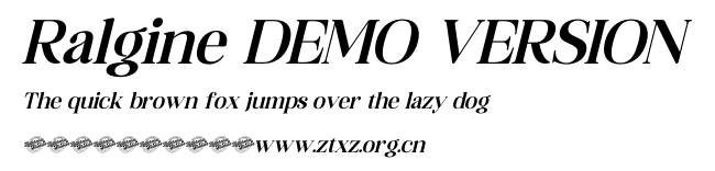 Ralgine DEMO VERSION.ttf