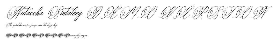 Natassha Sintaleny DEMO VERSION.otf