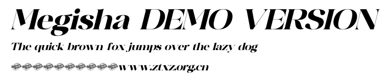 Megisha DEMO VERSION.otf