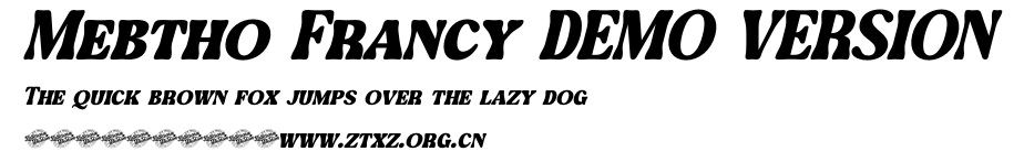 Mebtho Francy DEMO VERSION.ttf