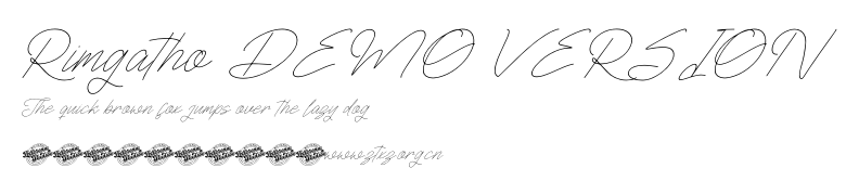 Rimgatho DEMO VERSION.otf