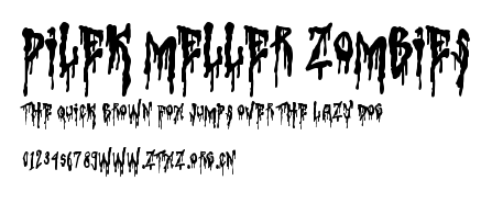 Pilek Meller Zombies.ttf