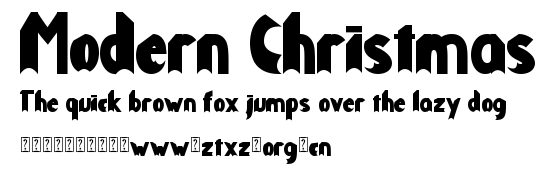 Modern Christmas.ttf