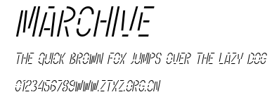 Marchive.ttf