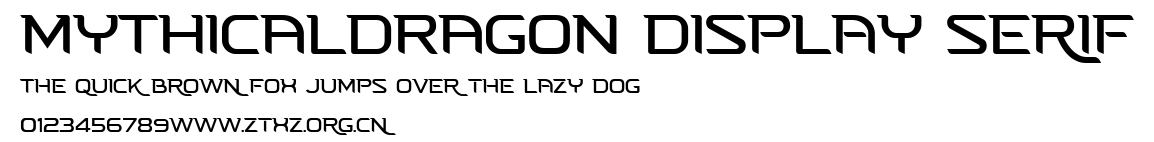 MYTHICALDRAGON Display Serif.ttf