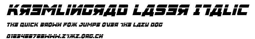 Kremlingrad Laser Italic.ttf