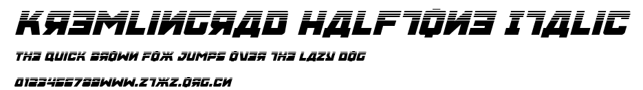 Kremlingrad Halftone Italic.ttf