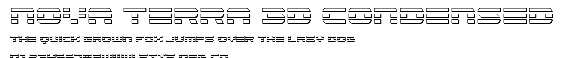 Nova Terra 3D Condensed.ttf