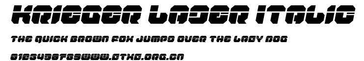 Krieger Laser Italic.ttf