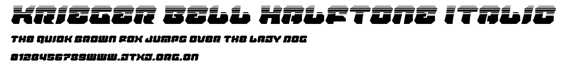 Krieger Bell Halftone Italic.ttf