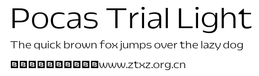 Pocas Trial Light.otf