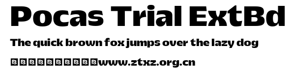 Pocas Trial ExtBd.otf