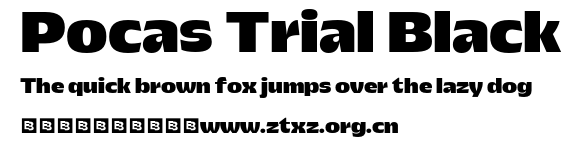 Pocas Trial Black.otf