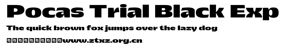 Pocas Trial Black Exp.otf