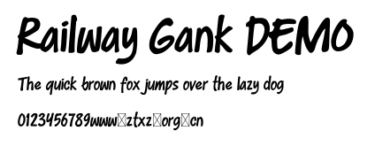 Railway Gank DEMO.otf