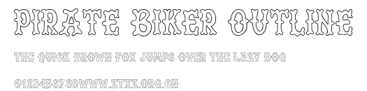Pirate Biker Outline.otf