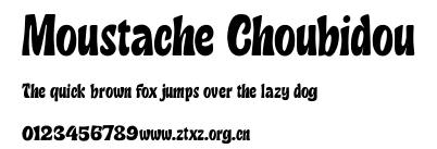 Moustache Choubidou.ttf