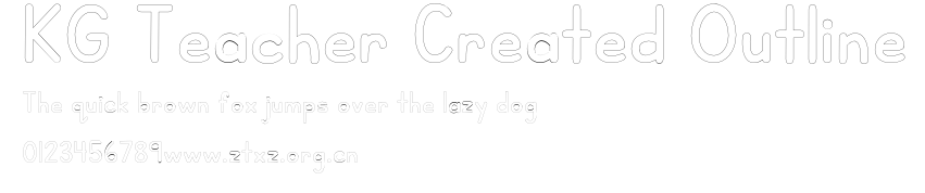 KG Teacher Created Outline.otf