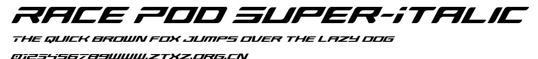 Race Pod Super-Italic.ttf
