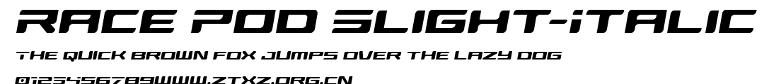 Race Pod Slight-Italic.ttf