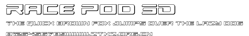 Race Pod 3D.ttf